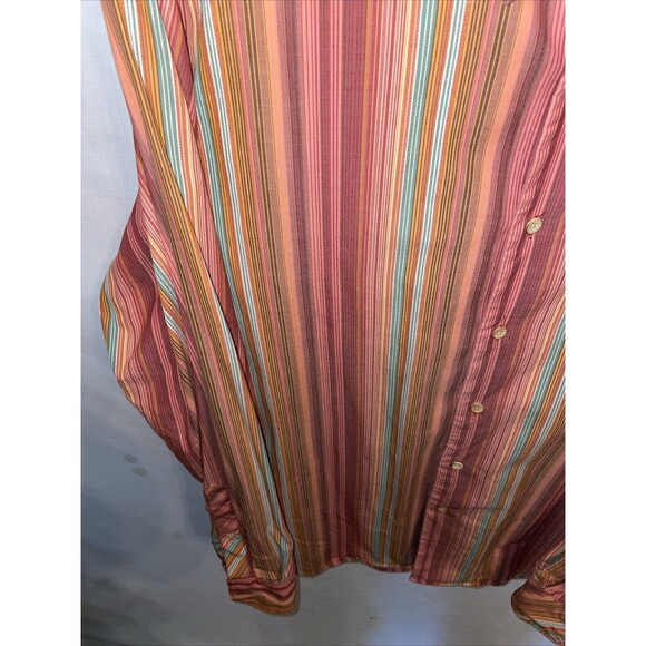 Tommy Bahama Men’s Dress Shirt Sz Large Multicolor Party Going Out Beach Comfort - Picture 6 of 12